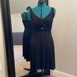 Enfocus Studio black cocktail formal evening dress